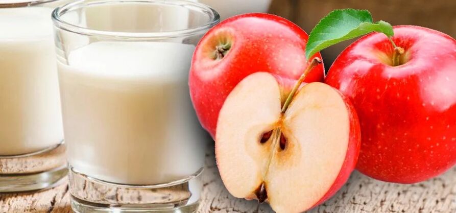 Dieta cu mere kefir