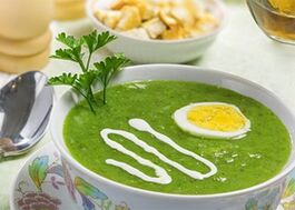 Supă cremă pe o dietă cu proteine