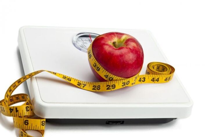 Măr pentru pierderea în greutate într-o dietă cu proteine